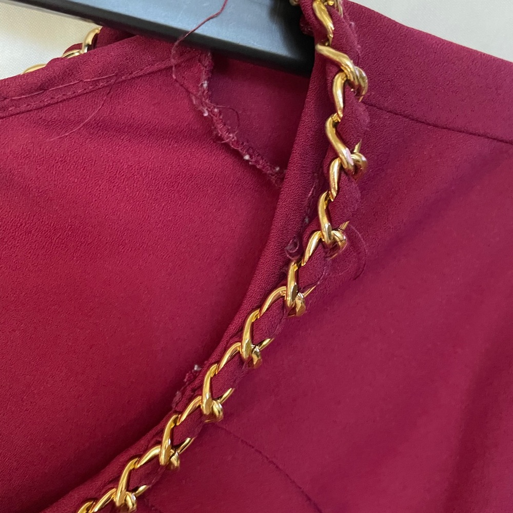 Burgundy blouse - Picture 6 of 8